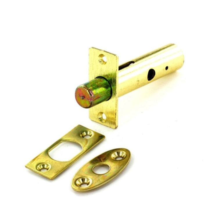 Securit Security Door Bolt Brassed 60mm