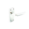 Securit Aluminium Latch Handles Bradford (Pair) 100mm