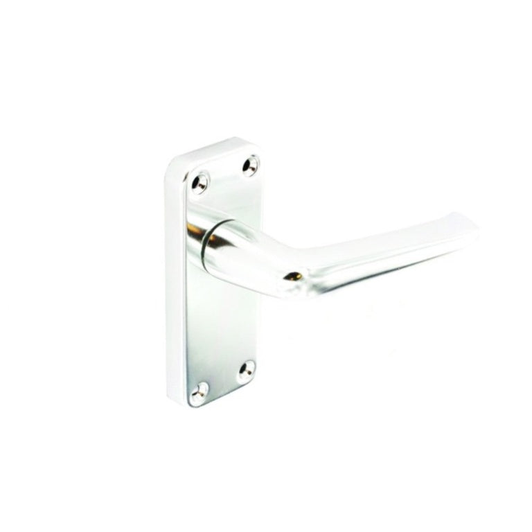 Securit Aluminium Latch Handles Bradford (Pair) 100mm