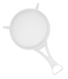 Chef Aid White Plastic Strainer Nylon Mesh 12cm