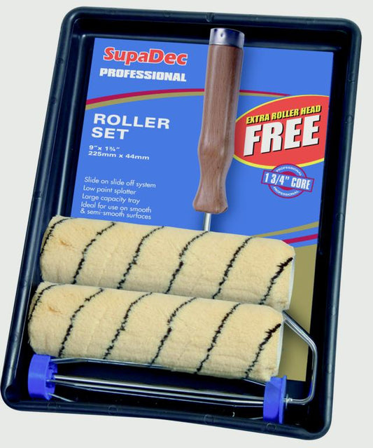 SupaDec Tiger Stripe Roller Kit Professional 9" x 1.75"
