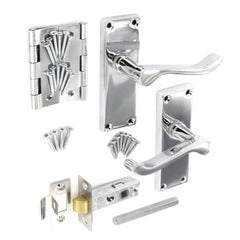 Securit Scroll Internal Handle Pack Chrome