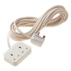 Securlec 2 Gang Extension Lead 3m 13 Amp