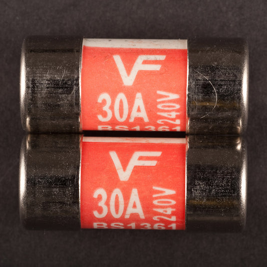 Jegs 30 Amp Consumer Fuse BS1361 Bubble Packed (2)