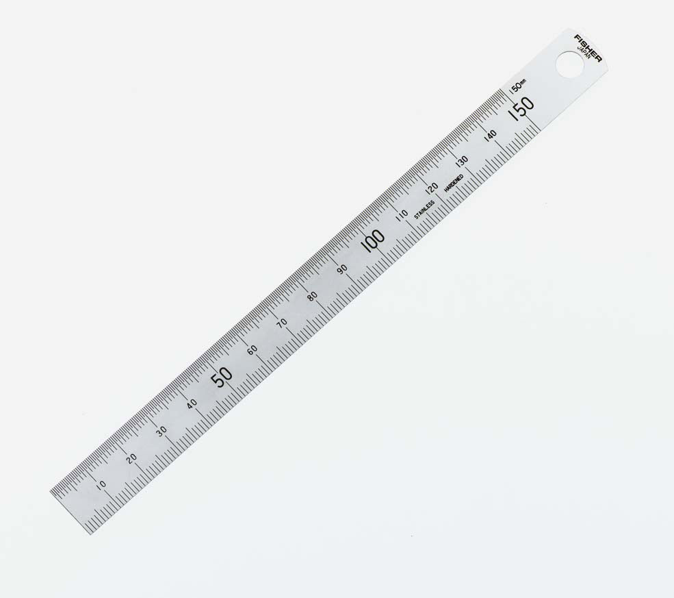 Fisher Satin Chrome Rule 12"/300mm
