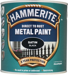 Hammerite Metal Paint Satin 2.5L Black