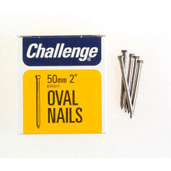 Challenge Oval Wire Nails Bright Steel (Box Pack) 40mm
