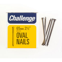 Challenge Oval Wire Nails Bright Steel (Box Pack) 40mm
