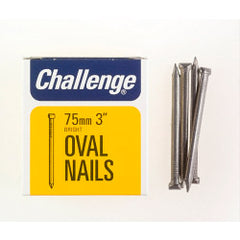 Challenge Oval Wire Nails Bright Steel (Box Pack) 40mm