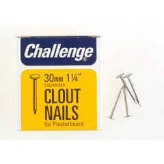 Challenge Clout Plasterboard Nails Galvanised (Box Pack) 30mm