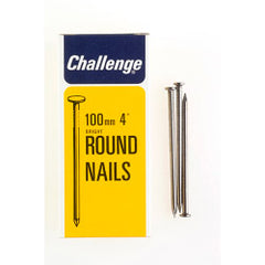Challenge Round Wire Nails Bright Steel (Box Pack) 25mm