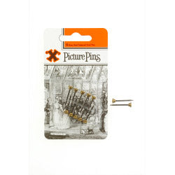 X Brass Headed Pins Blued Shanks (Blister Pack)