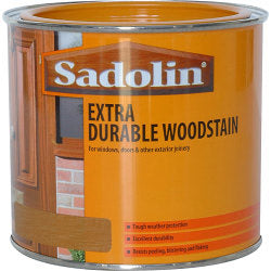 Sadolin Extra Durable Woodstain 500ml  Teak