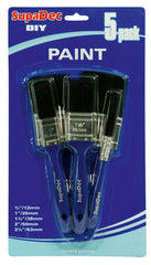 SupaDec Paint Brush Set 12mm, 25mm, 38mm, 50mm, 63mm