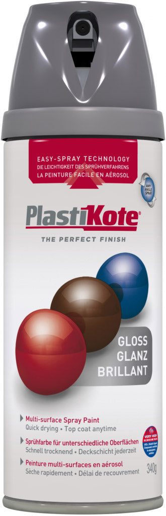 PlastiKote Twist & Spray Paint 400ml Hunt Green Satin