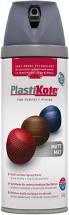 PlastiKote Twist & Spray Paint 400ml Hunt Green Satin