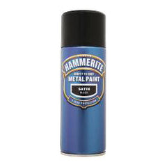 Hammerite Metal Paint 400ml Aerosol Smooth Black