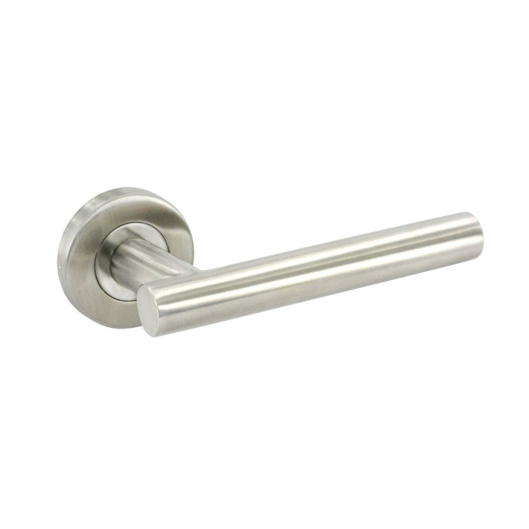Securit Satin Stainless Steel Latch Handles Bar (Pair) 50mm