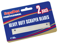 SupaDec Angled Scraper Blades Pack of 2