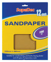 SupaDec General Purpose Sandpaper Pack 12 Fine F2