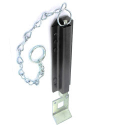 Securit Chain Bolt Black 200mm Pack of 2