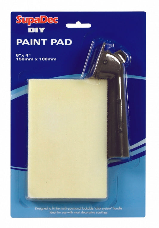 SupaDec DIY Paint Pad with Handle 6x4"