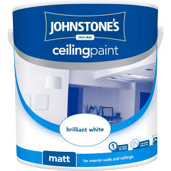 Johnstone's Ceiling Paint 2.5L Brilliant White