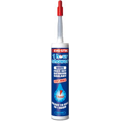 Evo-Stik 1 Hour Shower Sealant Clear C20