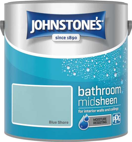 Johnstone's Bathroom Midsheen 2.5L Blue Shore