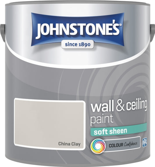Johnstone's Wall & Ceiling Soft Sheen 2.5L China Clay