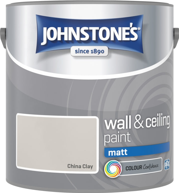 Johnstone's Wall & Ceiling Matt 2.5L China Clay