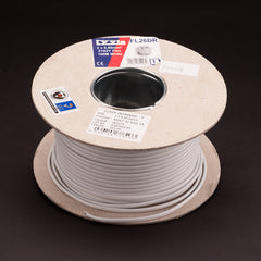 Doncaster Cable 2 Core Flat Flex White 100m x 0.5mm