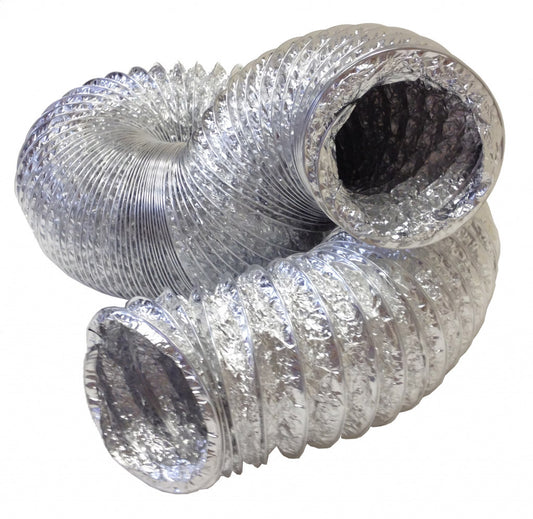 Manrose Aluminium Hose + Clip 4" 3m