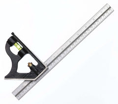 Fisher Cast Iron Combination Square English & Metric Markings 12"/300mm