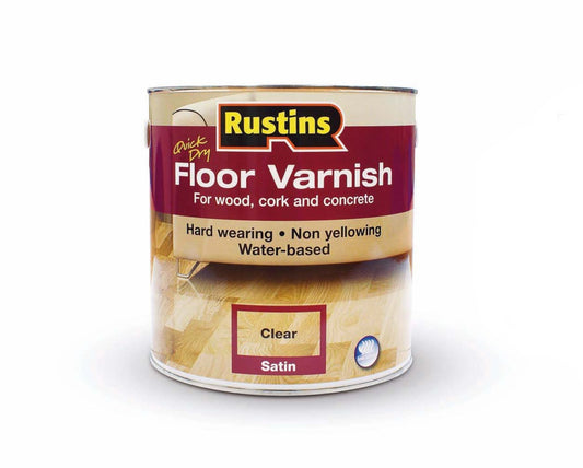 Rustins Quick Dry Acrylic Floor Coating Satin 1L