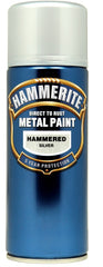 Hammerite Metal Paint 400ml Aerosol Hammered Black