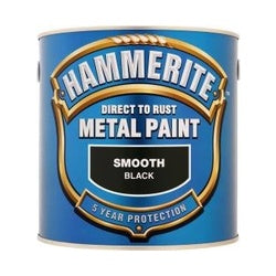 Hammerite Metal Paint Smooth 2.5L Black