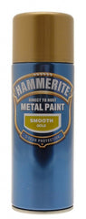 Hammerite Metal Paint 400ml Aerosol Smooth Black