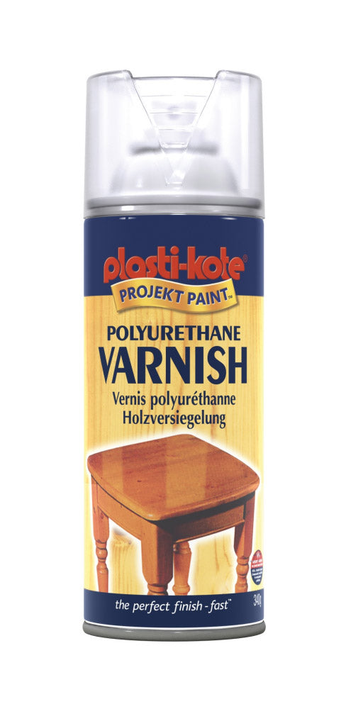 PlastiKote Polyurethane Varnish 400ml Clear Gloss