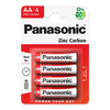 Panasonic Zinc Carbon Batteries Pack 4 AA Size