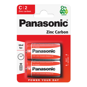 Panasonic Zinc Carbon Batteries C Size