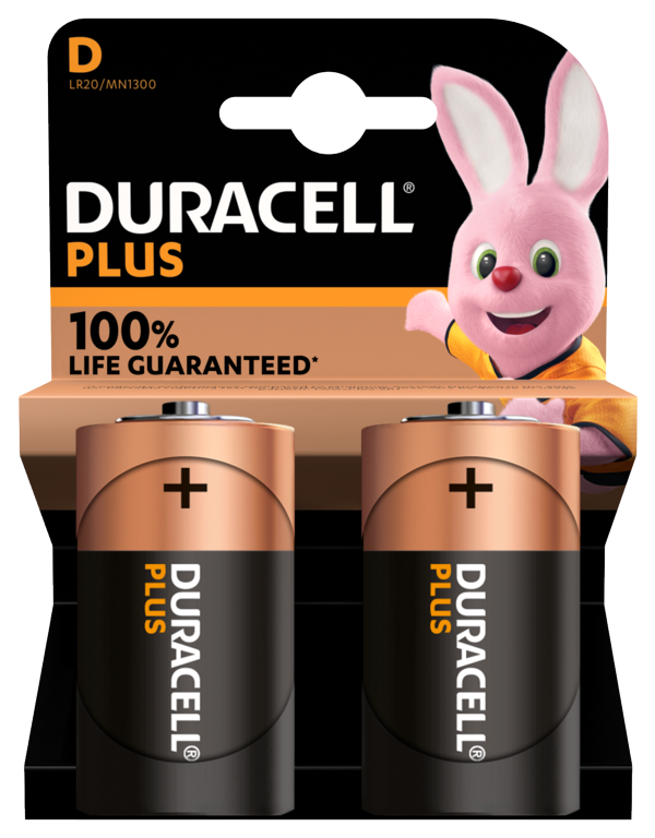 Duracell Plus Power D Size