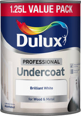 Dulux Professional Undercoat 1.25L Brilliant White