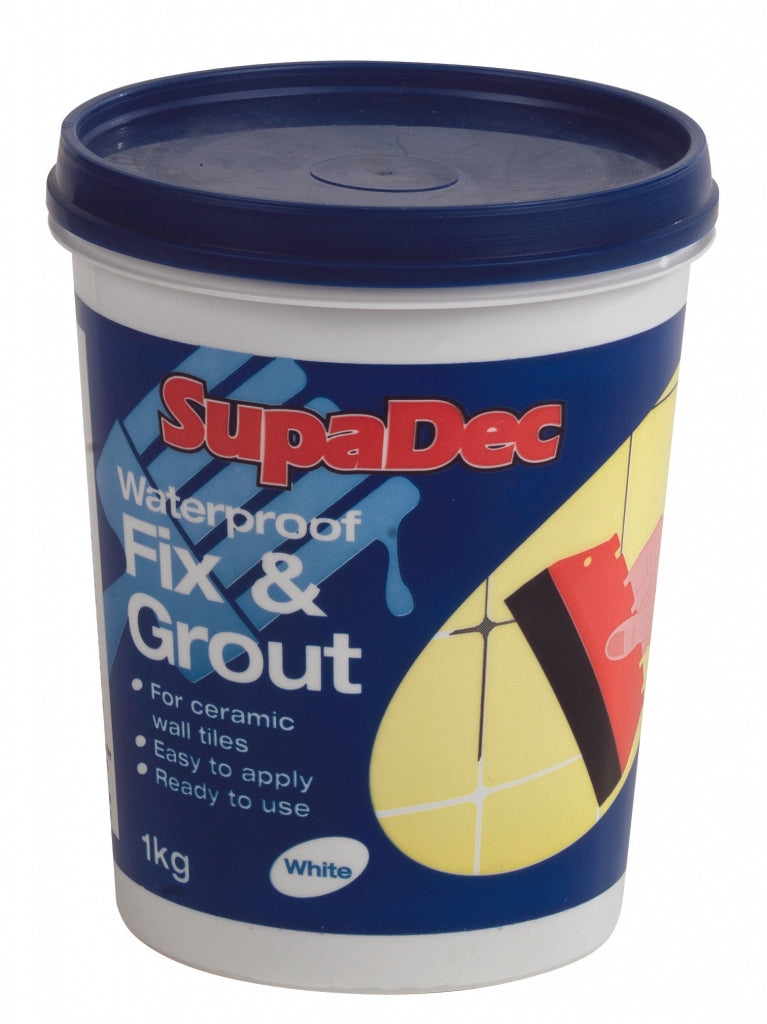 SupaDec Waterproof Fix & Grout 1kg