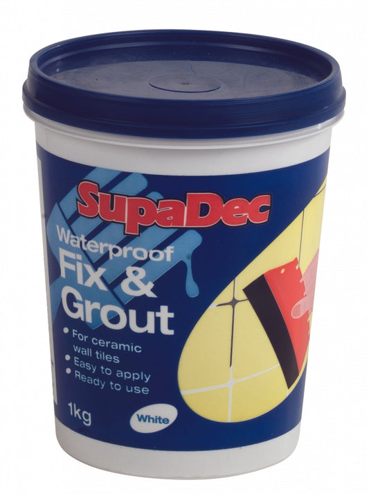 SupaDec Waterproof Fix & Grout 1kg