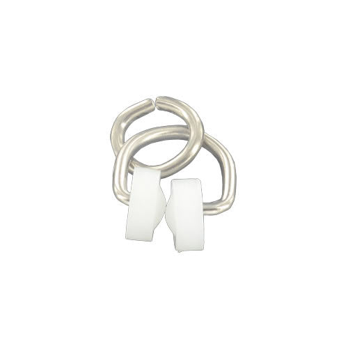 Securit Curtain Rail Runners Nickel Plated Pack of 10