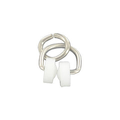 Securit Curtain Rail Runners Nickel Plated Pack of 10