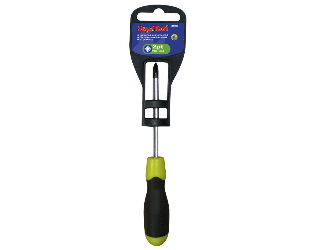 SupaTool Pozi Head Soft Grip Handle 100mm x No.2