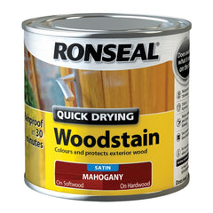 Ronseal Quick Drying Woodstain Satin 250ml Antique Pine