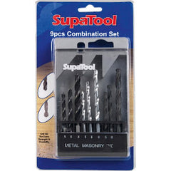 SupaTool Combination Drill Bit Set 9 Pcs
